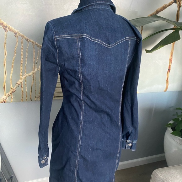 Vintage Petite Jean button up Dress - Picture 4 of 4